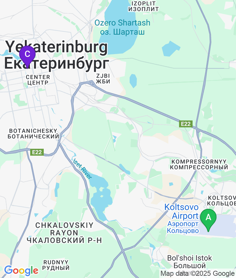 Yekaterinburg Available Airport Options